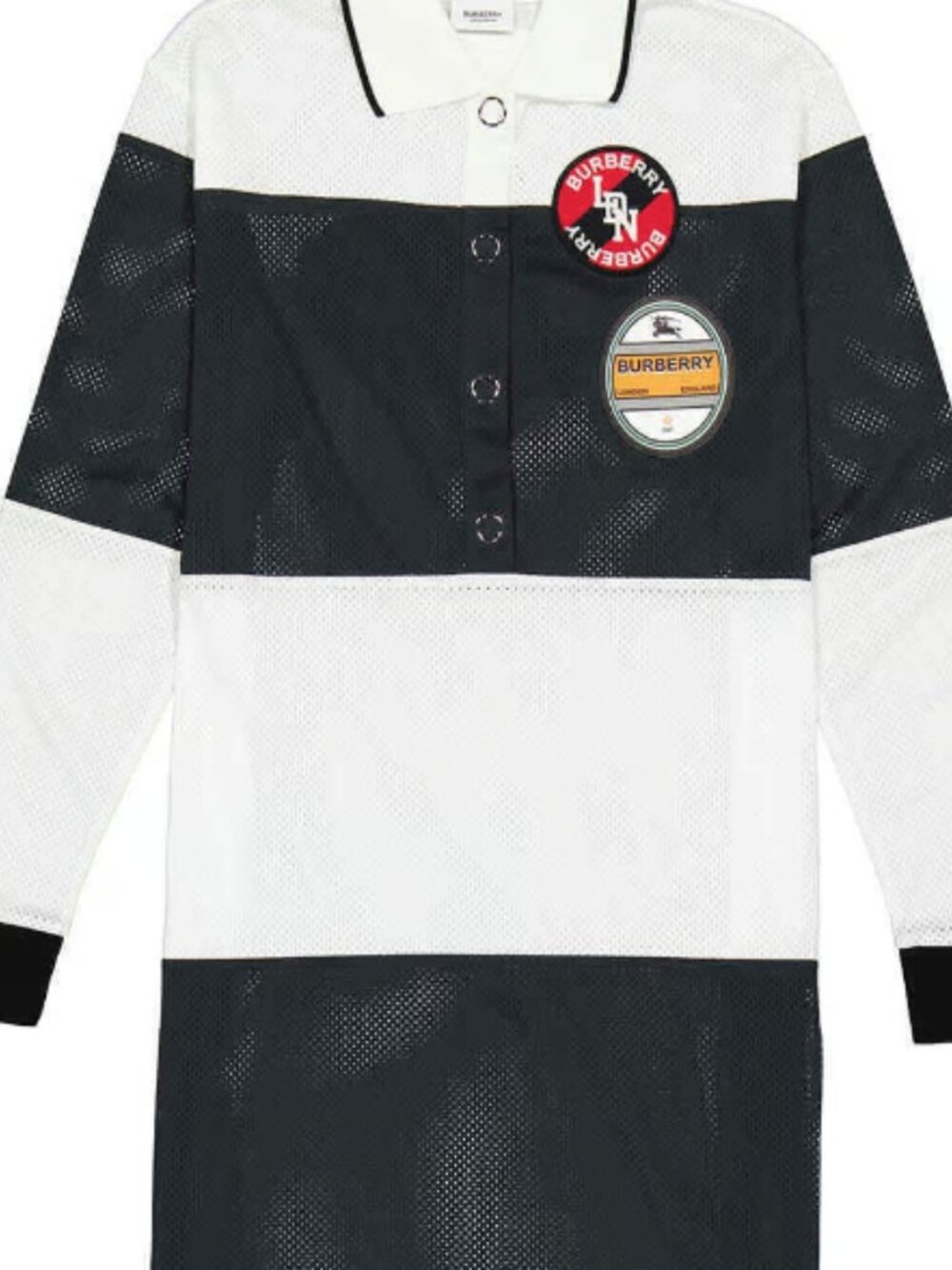 Authentic Burberry Riccardo Tisci Mesh Colorblock Polo Dress/Shirt - Picture 7 of 8